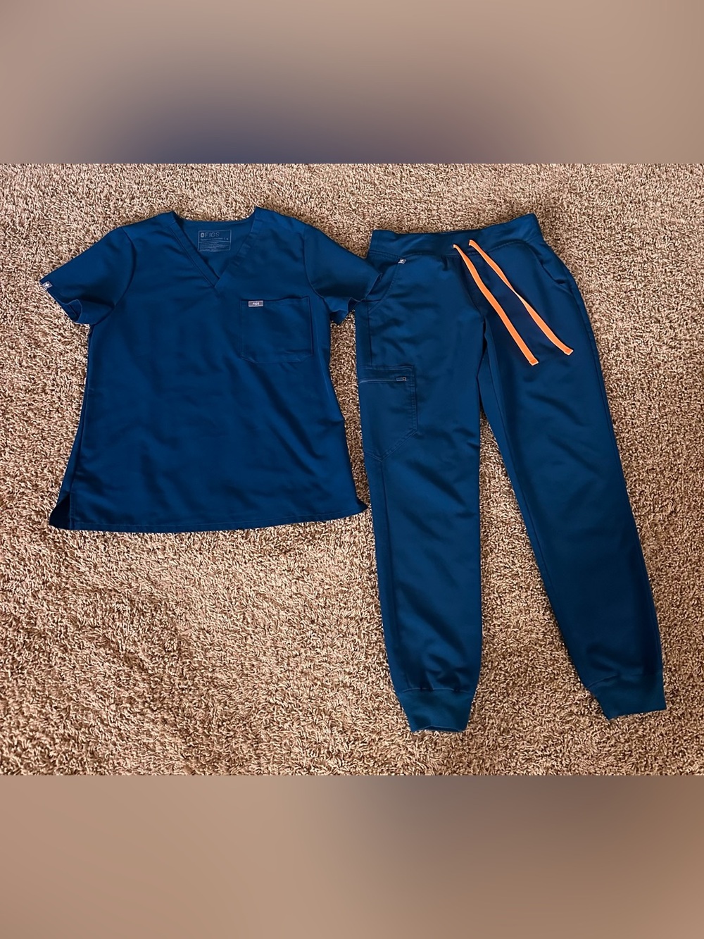 Figs Deep Reef Scrub Set Small